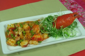 Lobster in Tomato Sauce (Cantonese Style)