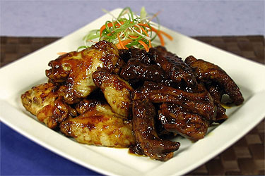 Kung Po Ribs and Wings