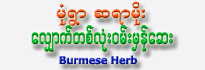 Sayar Moe Burmese Herb